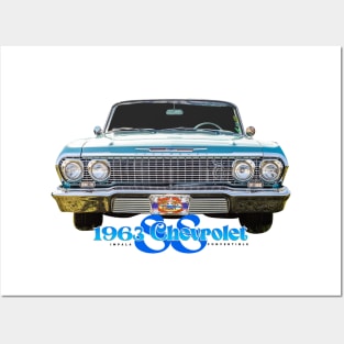 1963 Chevrolet Impala SS Convertible Posters and Art